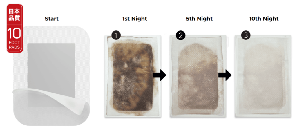 Purisaki 2in1 Detox + Vitamin Foot Patches
