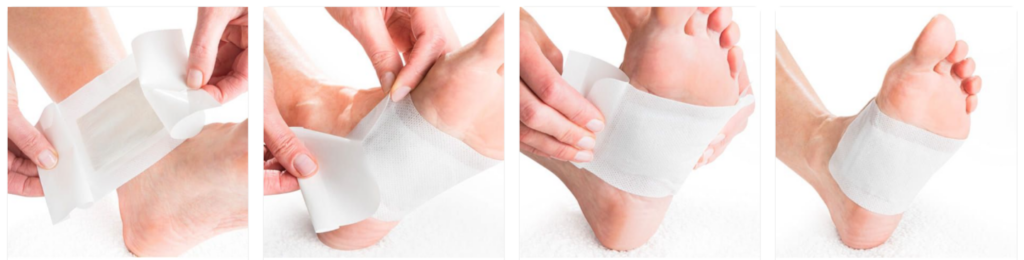 Purisaki 2in1 Detox + Vitamin Foot Patches uses