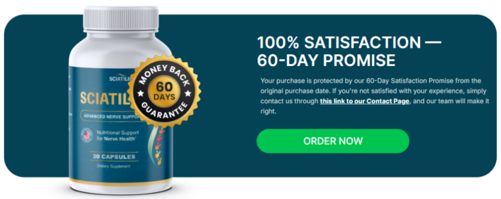 Sciatilief guarantee